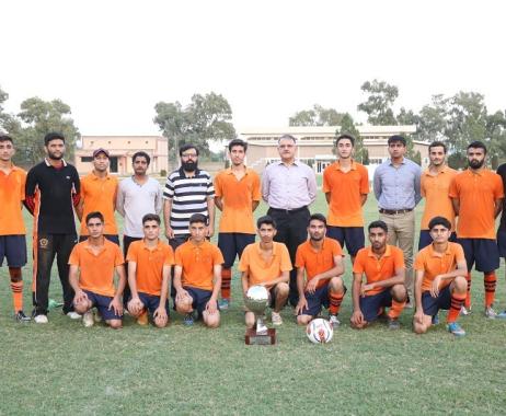 Group photo with college principal
